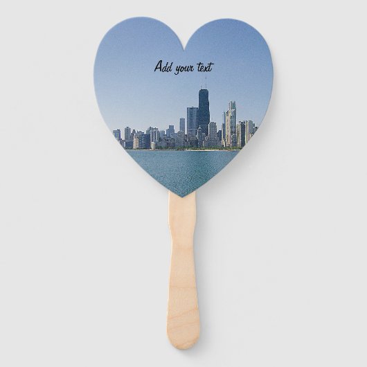 Die Skyline von Chicago Fächer (Vorderseite)