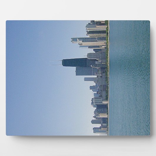 Die Skyline von Chicago Fotoplatte (Vorderseite)