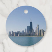 Die Skyline von Chicago Geschenkanhänger (Rückseite)