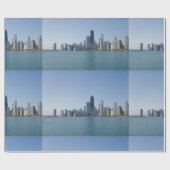 Die Skyline von Chicago Geschenkpapier (Flach)