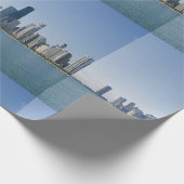 Die Skyline von Chicago Geschenkpapier (Ecke)