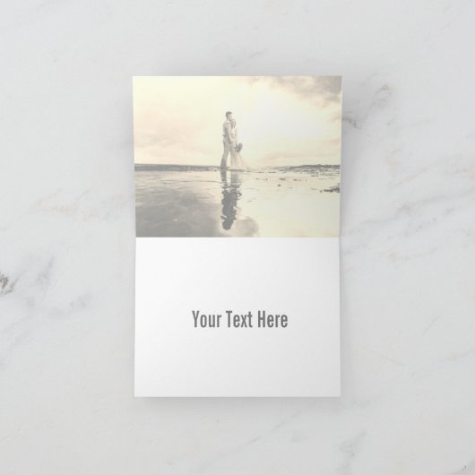 Die Skyline von Chicago ist elegant, modern und Vi Dankeskarte (Innenseite)