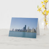 Die Skyline von Chicago Karte (Gelbe Blume)