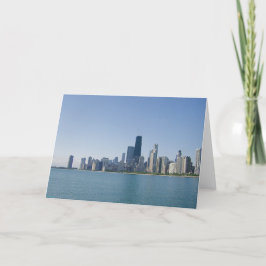 Die Skyline von Chicago Karte