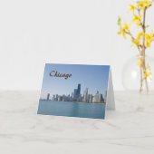 Die Skyline von Chicago Karte (Gelbe Blume)