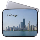 Die Skyline von Chicago Laptopschutzhülle (Vorderseite)