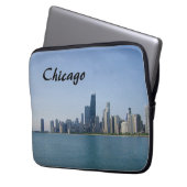 Die Skyline von Chicago Laptopschutzhülle (Vorderseite Links)