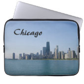 Die Skyline von Chicago Laptopschutzhülle (Vorderseite)
