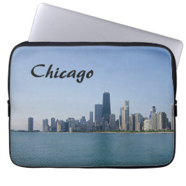 Die Skyline von Chicago Laptopschutzhülle