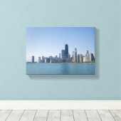 Die Skyline von Chicago Leinwanddruck (Insitu (Holzboden))