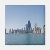 Die Skyline von Chicago Magnet (Vorne)