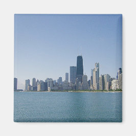 Die Skyline von Chicago Magnet