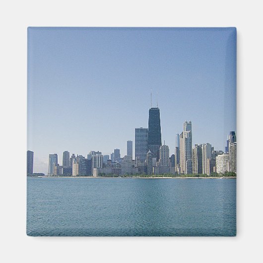 Die Skyline von Chicago Magnet (Vorne)