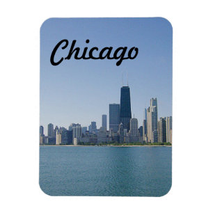 Die Skyline von Chicago Magnet
