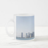Die Skyline von Chicago Mattglastasse (Links)