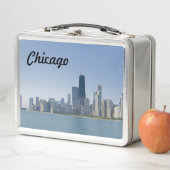 Die Skyline von Chicago Metall Brotdose (Beispiel)