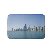 Die Skyline von Chicago mit dem Muster Mirrored