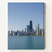 Die Skyline von Chicago Notizblock (Rückseite)