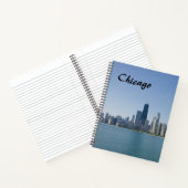 Die Skyline von Chicago Notizblock (Innenseite)