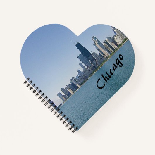 Die Skyline von Chicago Notizblock (Vorderseite)
