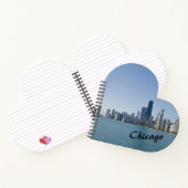 Die Skyline von Chicago Notizblock (Innenseite)