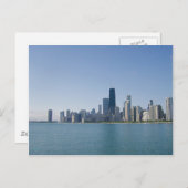 Die Skyline von Chicago Postkarte (Vorne/Hinten)