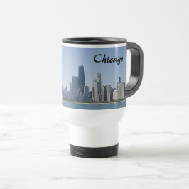 Die Skyline von Chicago Reisebecher