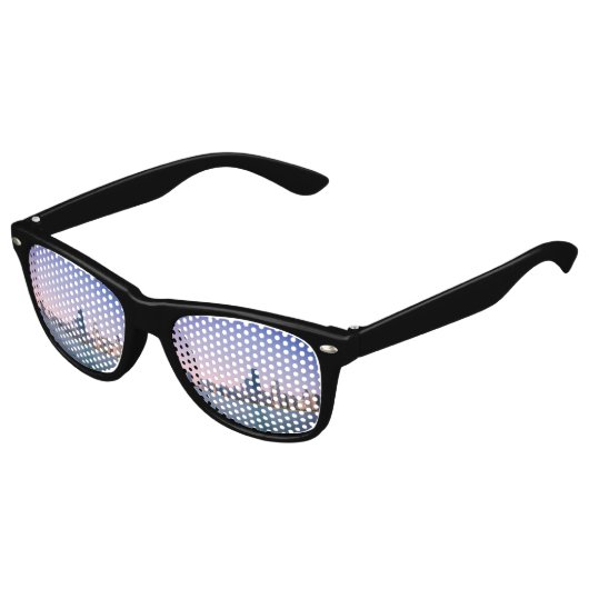 Die Skyline von Chicago Sonnenbrille (Schrägansicht)