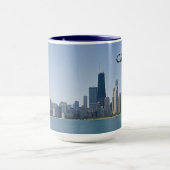 Die Skyline von Chicago Tasse (Zentrum)