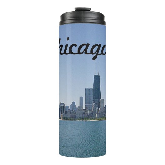 Die Skyline von Chicago Thermosbecher (Vorderseite)