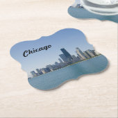 Die Skyline von Chicago Untersetzer (angewinkelt)