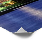 Die Skyline von Chicago vom Adler Planetarium Poster (Ecke)