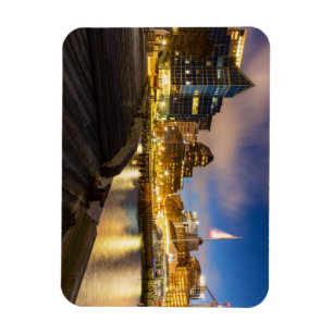 Die Skyline von Halifax in Kanada Magnet