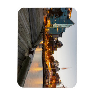 Die Skyline von Halifax in Kanada Magnet