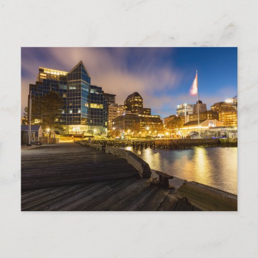 Die Skyline von Halifax in Kanada Postkarte (Vorderseite)