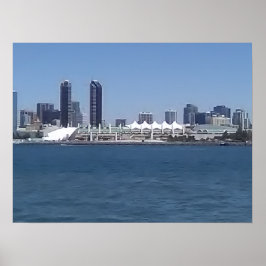 Die Skyline von San Diego Poster