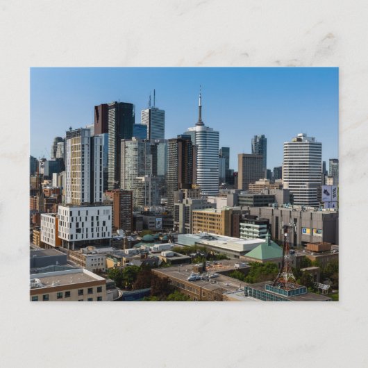 Die Skyline von Toronto in Kanada Postkarte (Vorderseite)