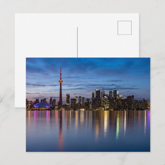 Die Skyline von Toronto Postkarte (Vorne/Hinten)