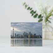 Die Skyline von Toronto Postkarte (Stehend Vorderseite)
