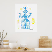 Die slawische Göttin Mokosh Poster (Küche)