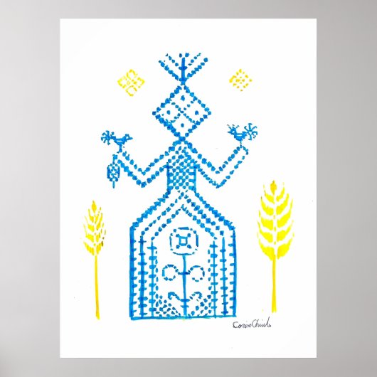 Die slawische Göttin Mokosh Poster (Vorne)