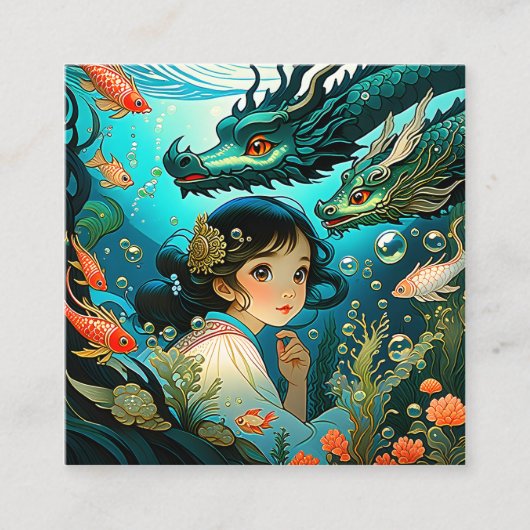 Die slawische Märchentradition ist vor allem durch Quadratische Visitenkarte (Vorderseite)