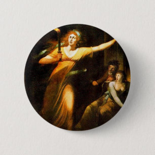 Die Sleepwalking Dame Macbeth By Füssli Johann He Button