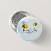 Die Slogans der Personalisierten Bienen-Quotes-Red Button (Vorne & Hinten)