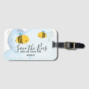 Die Slogans der Personalisierten Bienen-Quotes-Red Gepäckanhänger