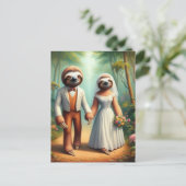 Die Sloth Bridge und der Groom Postkarte (Stehend Vorderseite)