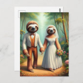 Die Sloth Bridge und der Groom Postkarte (Vorne/Hinten)