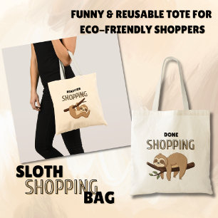 Die Sloth Shopping Bag Tragetasche