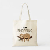 Die Sloth Shopping Bag Tragetasche (Rückseite)