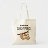 Die Sloth Shopping Bag Tragetasche (Vorne)